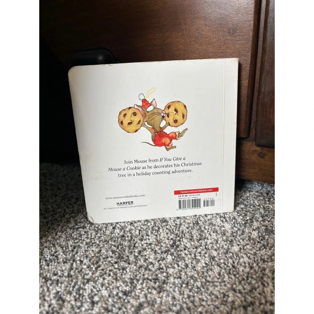 Merry Christmas Mouse Board Book Laura Numeroff Felicia Bond Holiday Counting